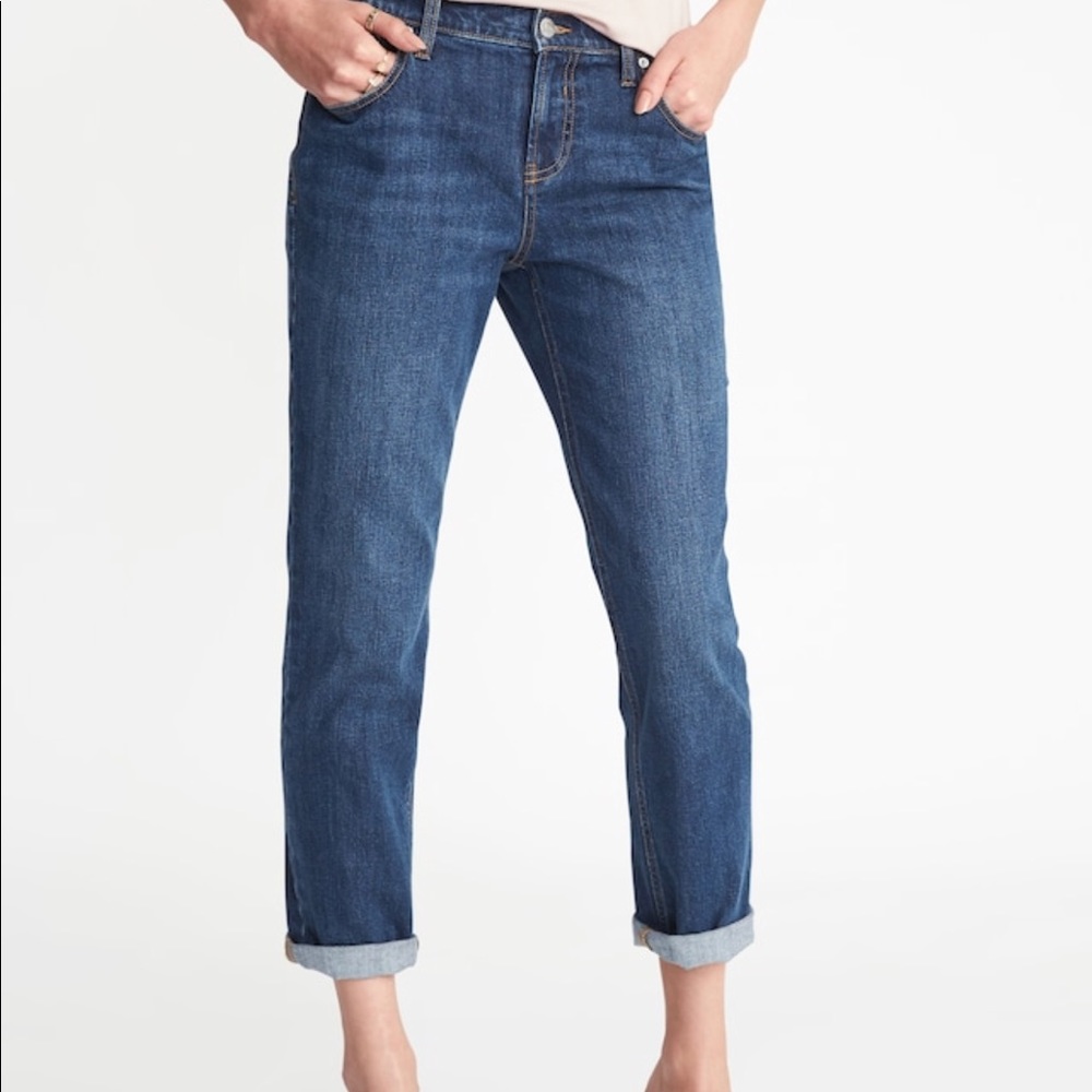 Old Navy Boyfriend Strait Capris size 14